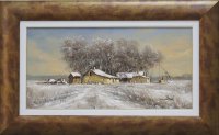 Benda Zoltán Téli alföld 30x60